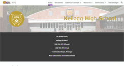 Desktop Screenshot of khs.kelloggschools.org